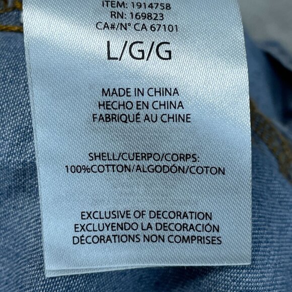 Wrangler Women's L Chambray Shirt Dress With Belt Button-Down Long Sleeves L1226 - Picture 8 of 11